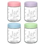 Xyptorix 4-Pack Glass Oats Containers with Lids