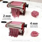 Hand Crank Pasta Maker - Roller for Fresh Noodles