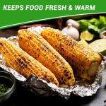 Pre-Cut Aluminum Foil Sheets, 400 Count