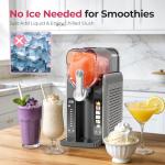 Home Slushie Maker with LED Display and Auto-Clean