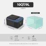 Zcamp 12V Portable Mini Fridge and Freezer