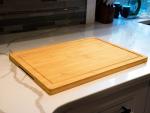 Large Bamboo Cutting Board with Juice Grooves
