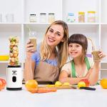 Moss & Stone Compact Black Personal Smoothie Blender