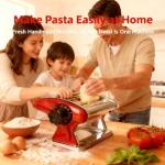 Hand Crank Pasta Maker - Roller for Fresh Noodles