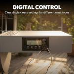 Feasto 30-Inch Charcoal Grill with Digital Control