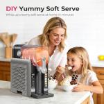 Home Slushie Maker with LED Display and Auto-Clean