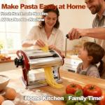 Hand Crank Pasta Maker - Roller for Fresh Noodles