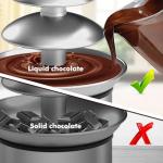 ZEVELOO Electric 4-Tier Chocolate Fondue Fountain