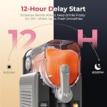 Home Slushie Maker with LED Display and Auto-Clean