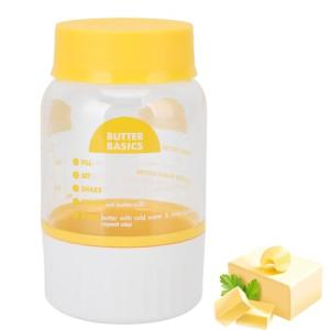 Manual Butter Maker Cup with Built-in Strainer