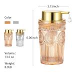 Glass Foaming Hand Soap Dispenser and Toothbrush Holder