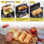 MINILIF Portable Hot Sandwich Maker for Home & Outdoors