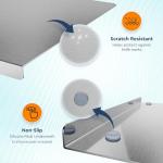 Unox Stainless Steel Reversible Cutting Board, 16x12 Inch