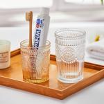 Glass Foaming Hand Soap Dispenser and Toothbrush Holder