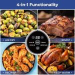 Rosewill 4-in-1 Portable Glass Air Fryer