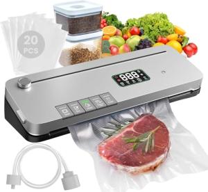 Vacuum Sealer with Strong Suction and Timer