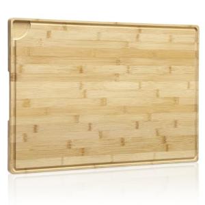 GarveeHome Large Bamboo Cutting Board with Groove