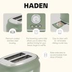 Haden Dorset Cedar Green Stainless Steel Toaster