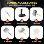 PIZZELLO 16" Outdoor Wood Fired Pizza Oven