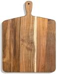 Acacia Wood Cutting Board with Handle, 17” x 13”