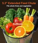 URVIBY Cold Press Juicer with Large Feed Chute