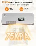 Vacuum Sealer with Strong Suction and Timer
