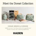 Haden Dorset Cedar Green Stainless Steel Toaster