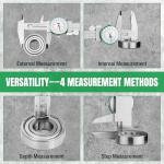 6-Inch Stainless Steel Dial Caliper with Dual Scale