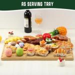 GarveeHome Large Bamboo Cutting Board with Groove