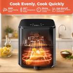 Compact 3 Qt Digital Air Fryer with Touchscreen