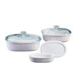CorningWare 6-Piece Ceramic Bakeware Set with Lids