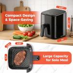 Compact 3 Qt Digital Air Fryer with Touchscreen