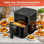 Compact 3 Qt Digital Air Fryer with Touchscreen