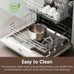 CKEMU 9-Quart Stand Mixer with Stainless Steel Bowl