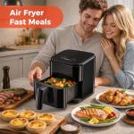 Compact 3 Qt Digital Air Fryer with Touchscreen
