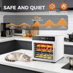 OLIXIS 500W Food Dehydrator with 8 Trays