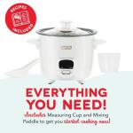 Dash Mini Ceramic Rice Cooker for One