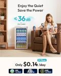 EUHOMY Mini Fridge for Drinks and Beverages