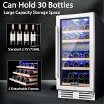 BODEGA 15 Inch Dual Zone Wine Cooler