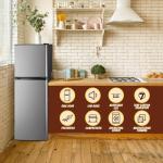 TACOOL 5.0 Cu.Ft Mini Refrigerator with Freezer