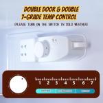 TACOOL 5.0 Cu.Ft Mini Refrigerator with Freezer