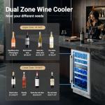 BODEGA 15 Inch Dual Zone Wine Cooler