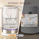 Cosori 1.7L Glass Electric Kettle with Auto Shut Off