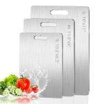 Stainless Steel Cutting Boards - Set of 3