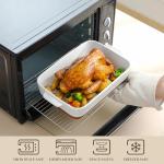 MALACASA 3-Piece Ceramic Casserole Dish Set