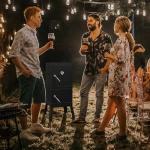 ROVSUN 2-in-1 Outdoor Smoker and Charcoal Grill