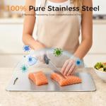 Stainless Steel Cutting Boards - Set of 3