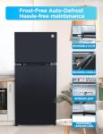 20 Cu. Ft. Black Refrigerator with Ice Maker