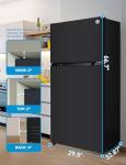 20 Cu. Ft. Black Refrigerator with Ice Maker