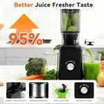 Cold Press Juicer with High Yield and Easy Clean